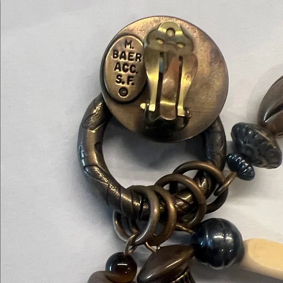 Artisan Bronze and Multicolor Dangle Earrings
VINTAGE - Picture 5 of 5